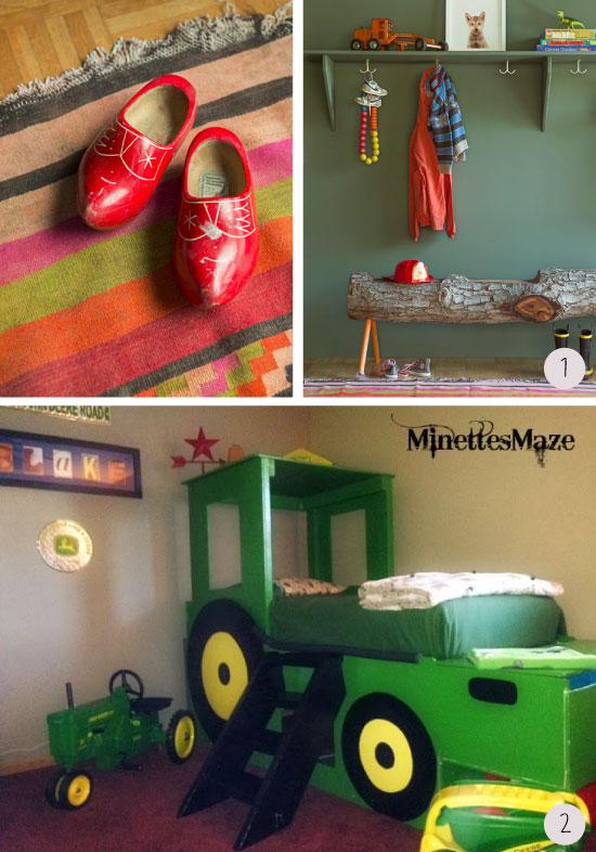 decoration chambre garcon tracteur