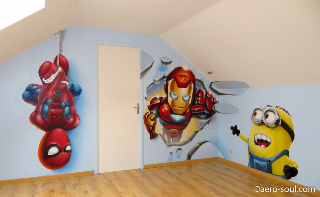 decoration chambre minions