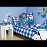 decoration chambre schtroumpf