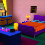 decoration chambre simpson
