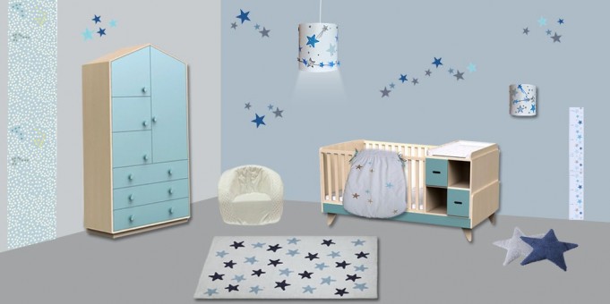 decoration chambre theme etoile