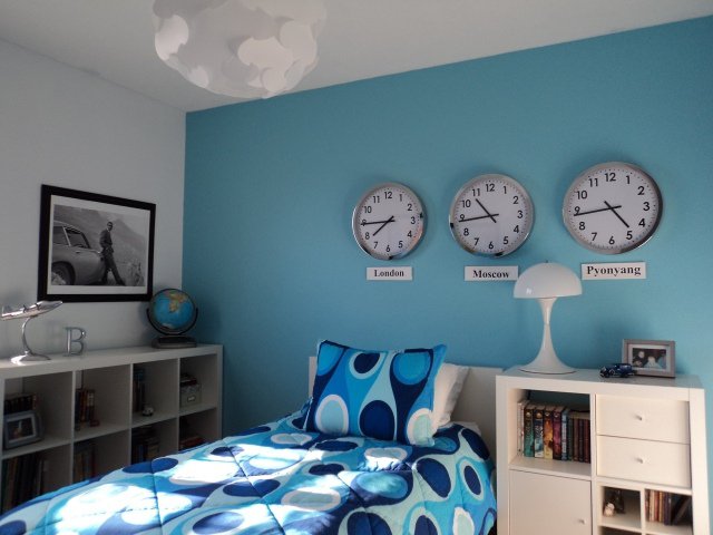 decoration chambre theme voyage