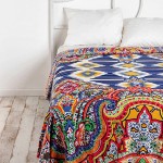 decoration couvre lit ethnique