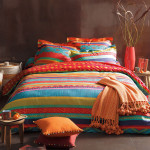 decoration couvre lit ethnique