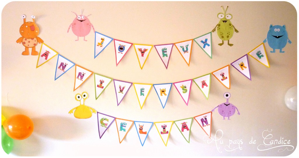 decoration d anniversaire a fabriquer