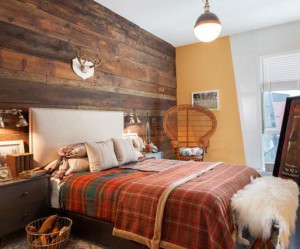decoration de chambre a coucher rustique