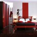 decoration de chambre rouge et noir