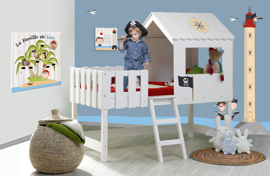 decoration pour chambre pirate