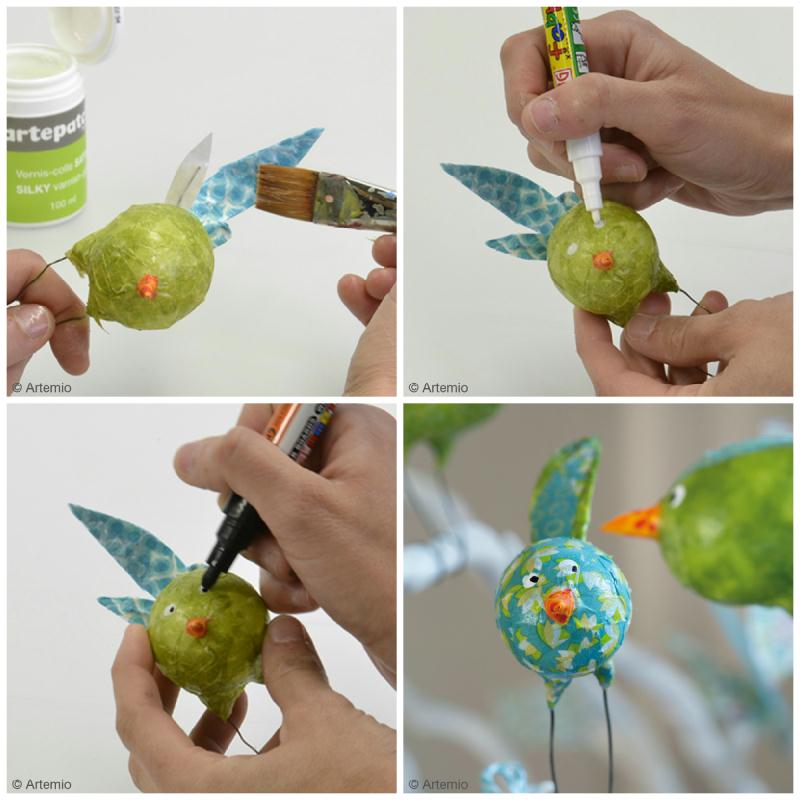 fabriquer des oiseaux deco