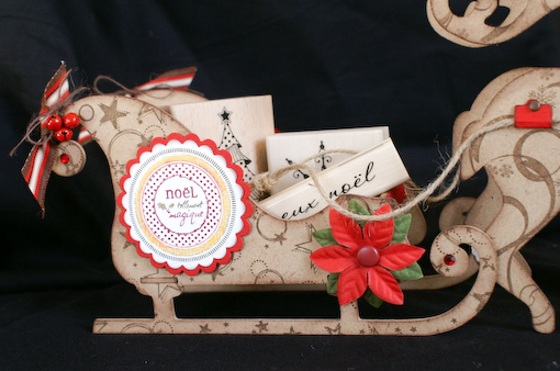 fabriquer un traineau deco de noel