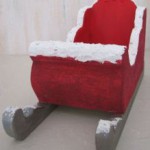fabriquer un traineau deco de noel