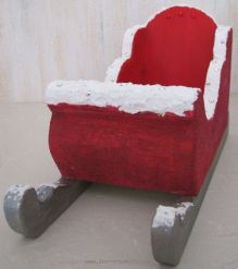 fabriquer un traineau deco de noel