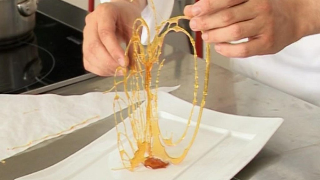 faire decoration en caramel