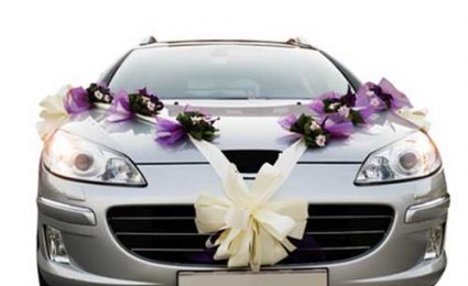 faire sa decoration de voiture mariage