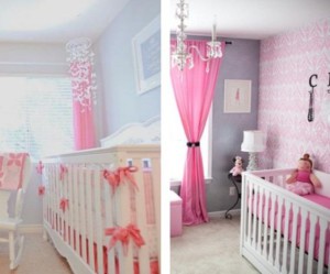 idee deco chambre bebe rose et gris