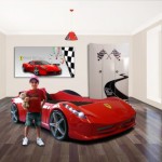 idee deco chambre garcon voiture