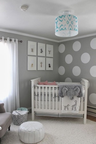 idee deco peinture pour chambre de bebe