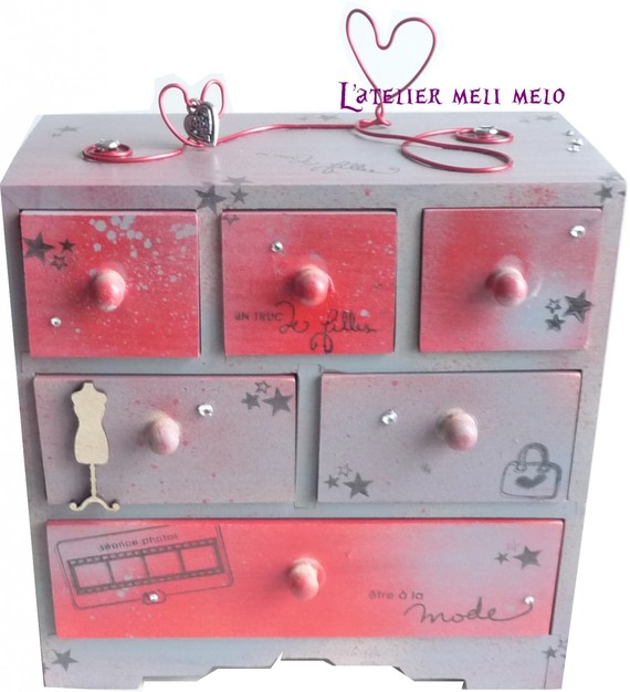 boite a bijoux en bois pour petite fille