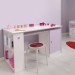 bureau pour fille blanc