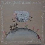 cadre moutons chambre bebe