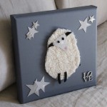 cadre moutons chambre bebe