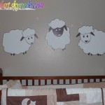 cadre moutons chambre bebe