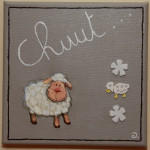 cadre moutons chambre bebe