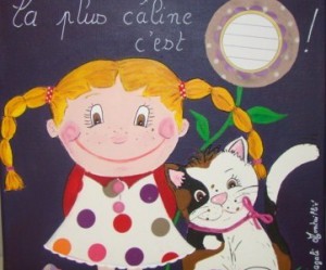 cadre pour chambre de petite fille
