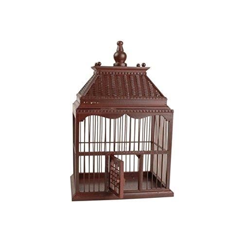 cage oiseaux en bois deco