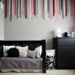 chambre deco rose et gris