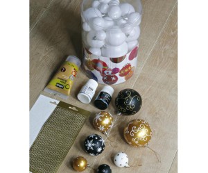deco boule de noel a fabriquer