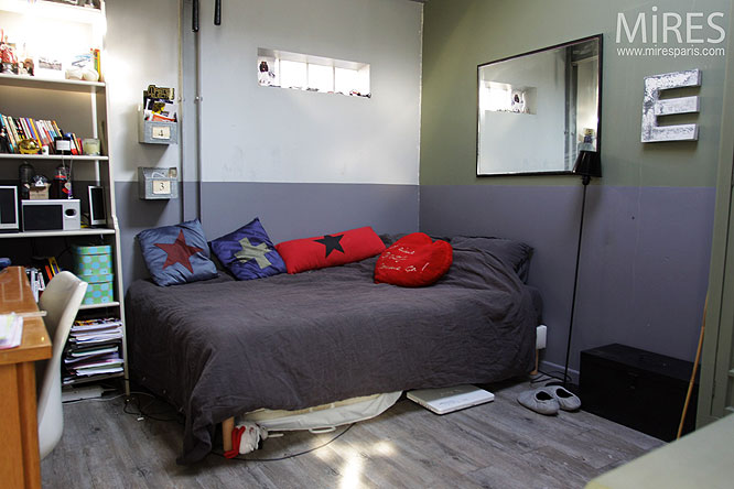 deco chambre ado gris