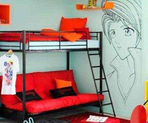 deco chambre ado japonaise