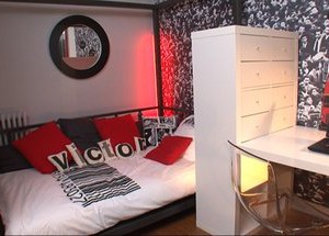 deco chambre ado papier peint