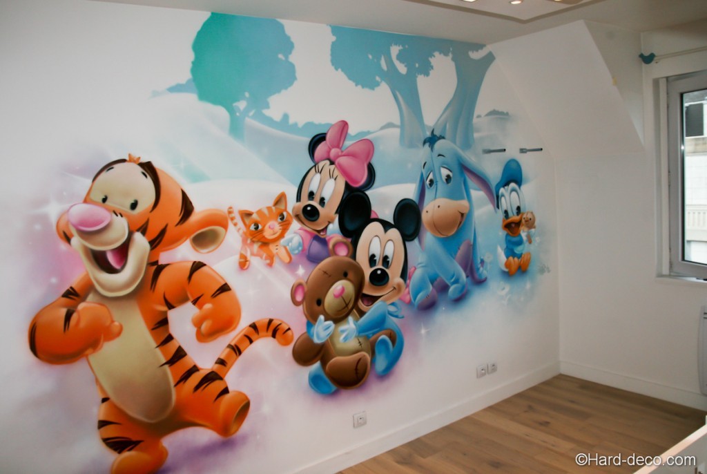 deco chambre bebe fille minnie