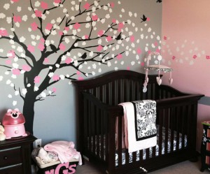 deco chambre bebe fille stickers