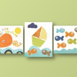 deco chambre bebe poisson