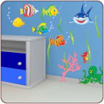 deco chambre bebe poisson