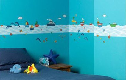 deco chambre bebe poisson