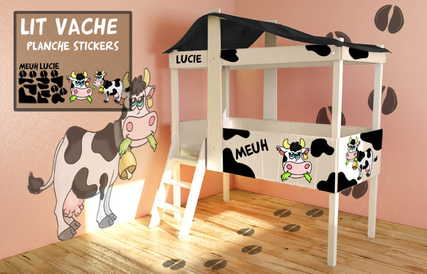 deco chambre bebe vache