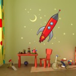 deco chambre garcon fusee