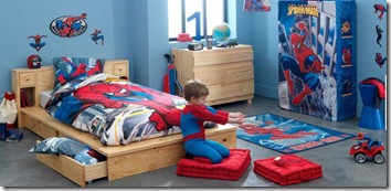 deco chambre garcon spiderman