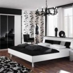 deco chambre noir et argent