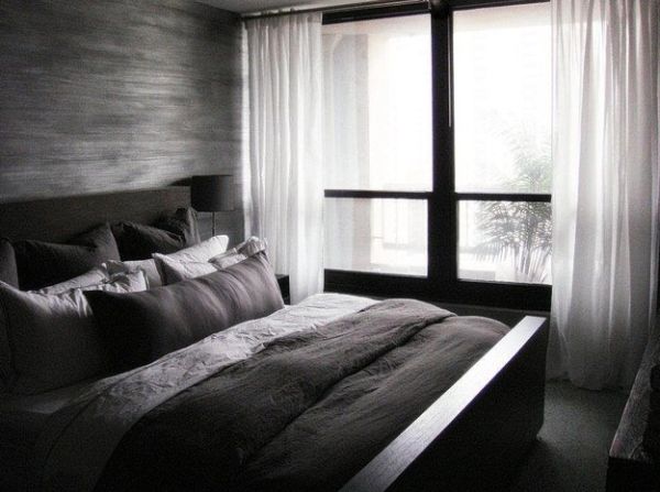 deco chambre noir et argent