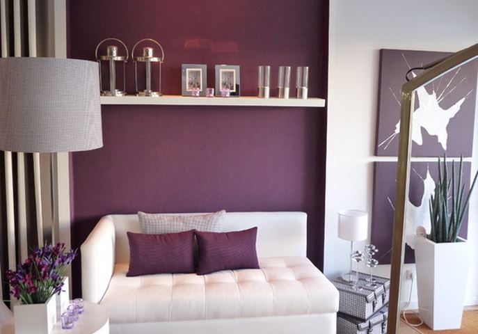 deco chambre prune