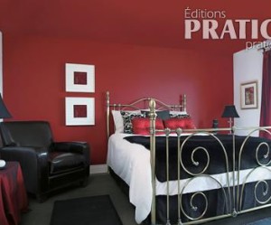 deco de chambre en rouge