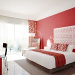 deco de chambre rouge et blanc