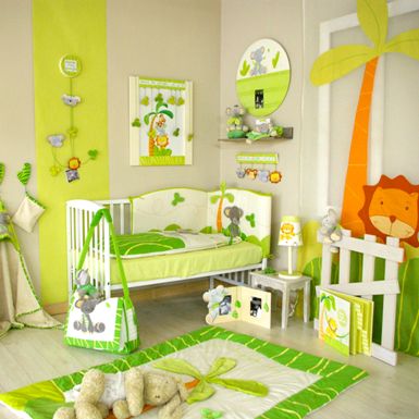 deco jungle pour chambre de bebe