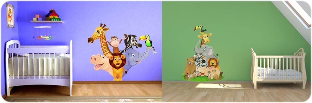 deco jungle pour chambre de bebe