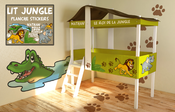 deco jungle pour chambre de bebe